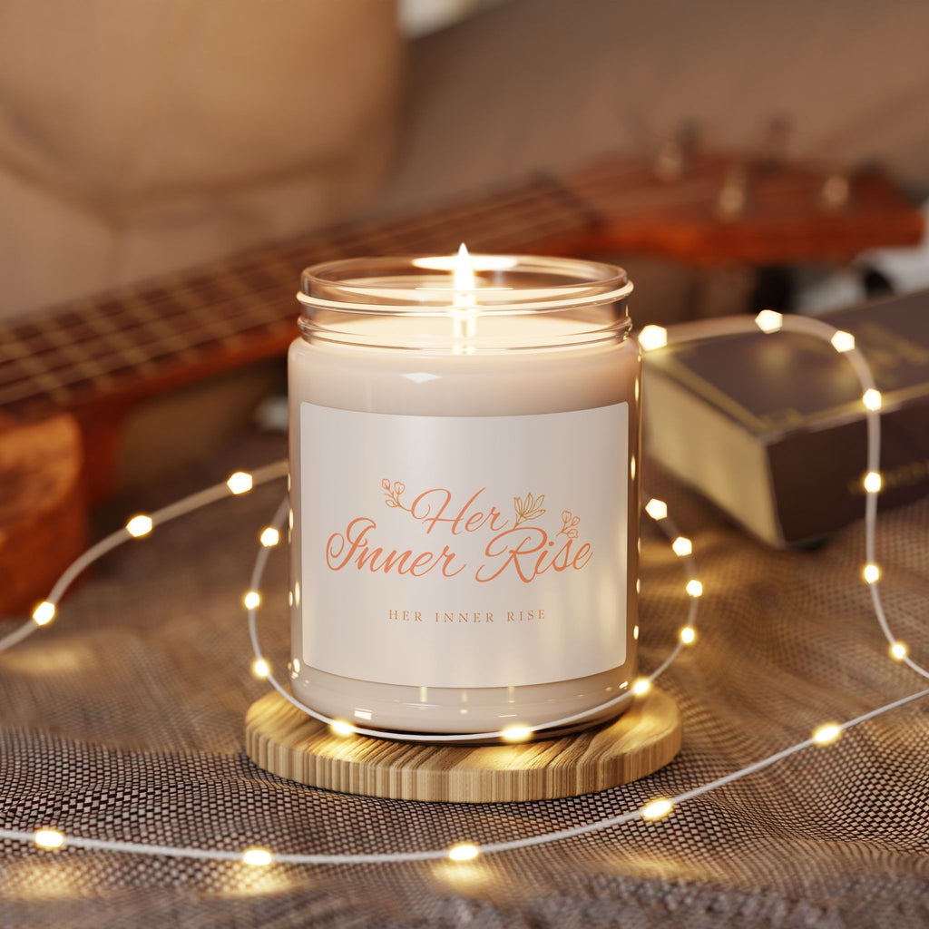 Her Inner Rise 9oz Scented Soy Candle — Floral Aromatherapy Jar