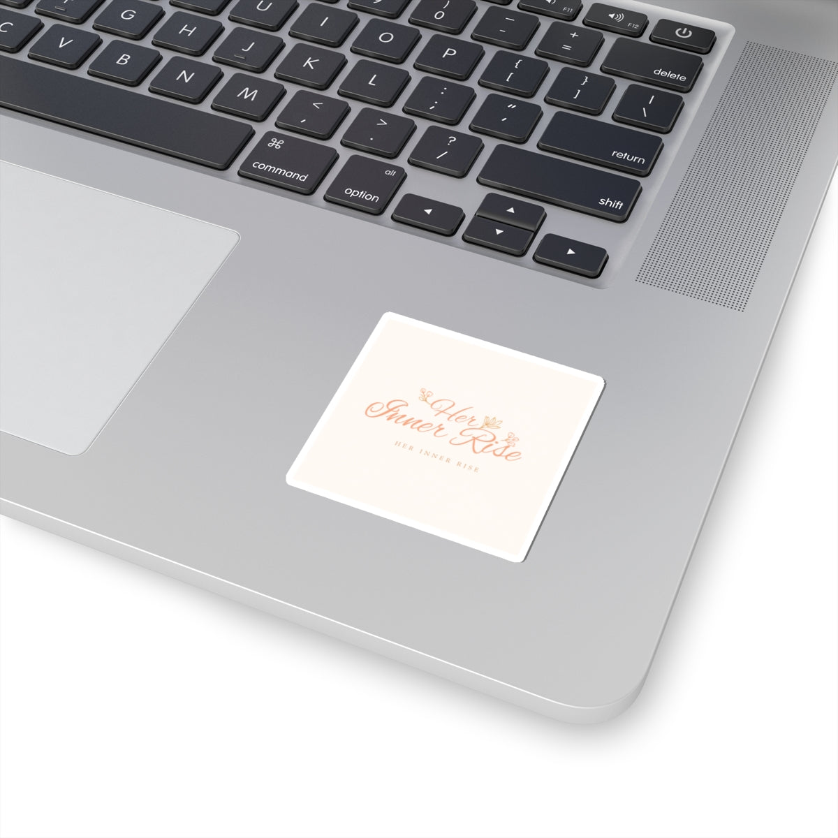 Her Inner Rise Kiss-Cut Sticker — Feminine Floral Laptop Decal