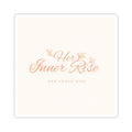Her Inner Rise Kiss-Cut Sticker — Feminine Floral Laptop Decal